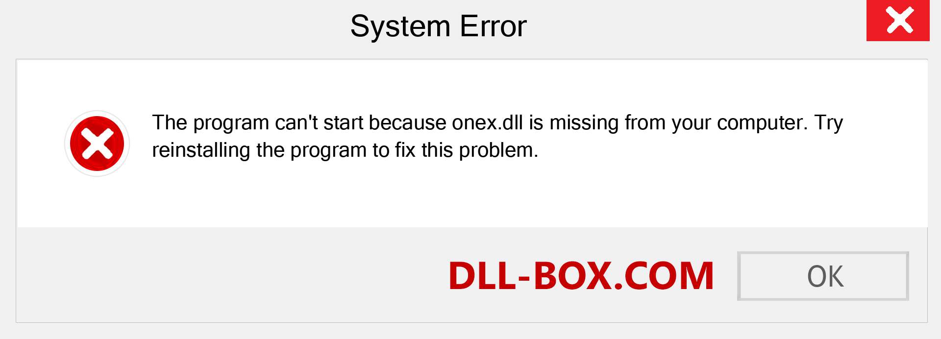  onex.dll file is missing?. Download for Windows 7, 8, 10 - Fix  onex dll Missing Error on Windows, photos, images